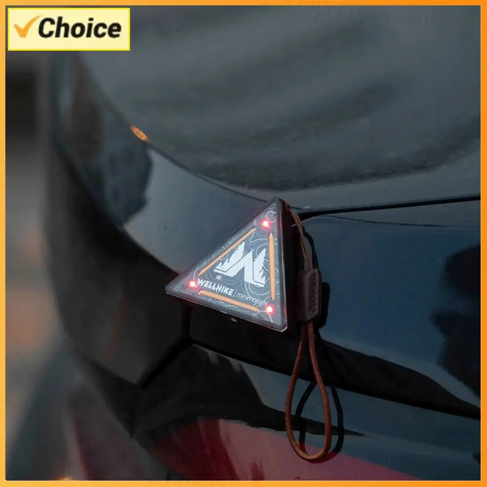 

Светодиодный предупреждающий фонарь для ночной езды с 4 режимами освещения, портативный светильник для ходьбы, зарядка типа C, водонепроницаемый, для пеших прогулок, рыбалки