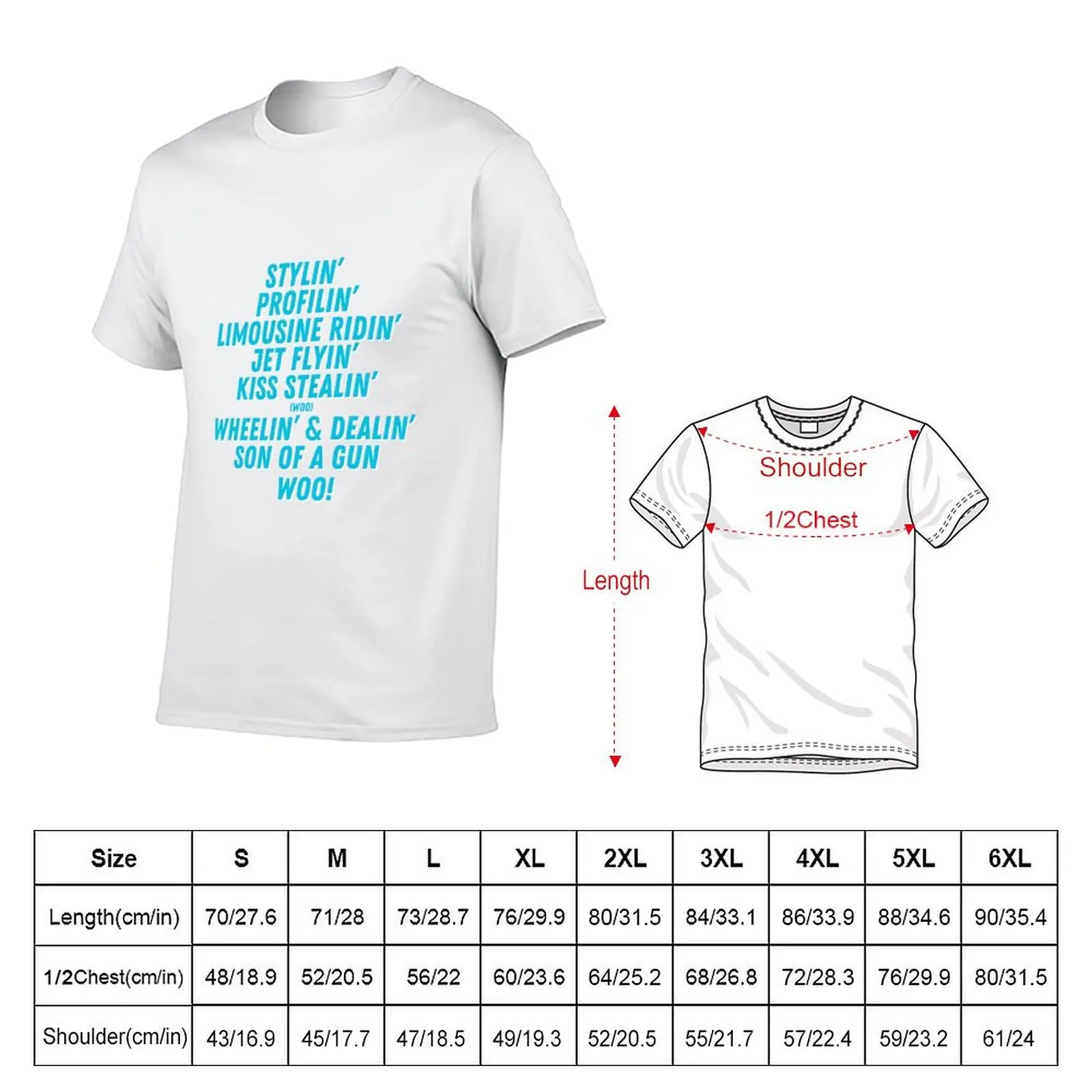 Ric Flair - Stylin’ Profilin’ T-Shirt Summer Fashion Casual Tee Shirt