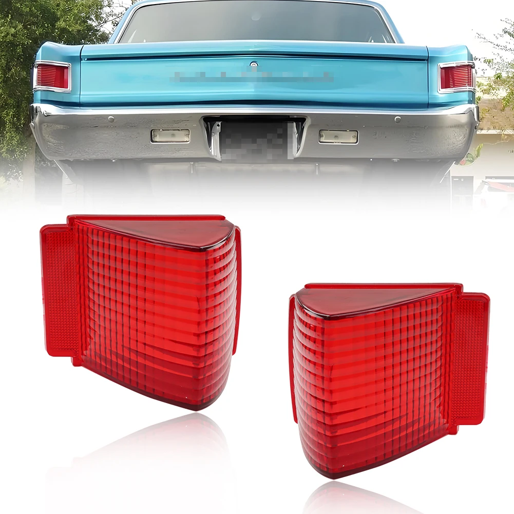 

2 шт. задний бампер, задний фонарь, стоп-сигнал, указатель поворота, крышка DRL для 1967 Chevrolet Chevelle/Chevrolet Malibu без лампы