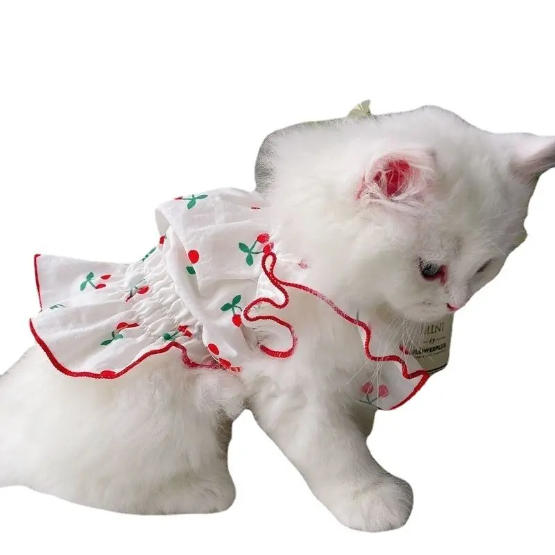 Low Price Spring And Summer Thin Section Anti-hair Loss Comfortable Cute Cat Clothes Pet Kimono