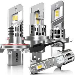 2Pcs H7 LED Bulbs H1 H3 H8 H11 HB3 9005 9006 HB4 9012 HIR2 9007 HB5 H4 H13 High Low Beam Car Headlight Bulb Auto Head Lamp 12V