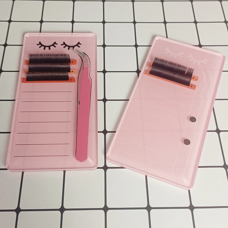 1pc Acrilico Novel Ciglia Tavolozza Titolare Tabellone Ciglia Con Design Magnetico Per Ciglia Pinzette di Stoccaggio Strumenti di Trucco