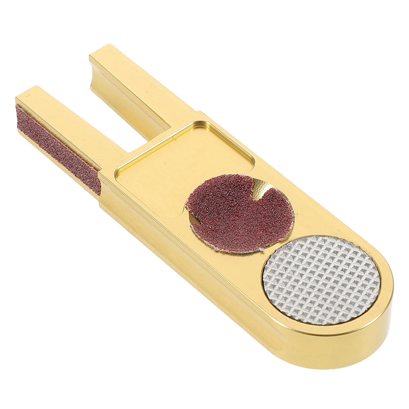 

1pc U-Shaped Pool Cue Tip Shaper Tool Efficient Grinding Billiard Stick Maintenance Portable Aluminum Sanding File Repair Kit