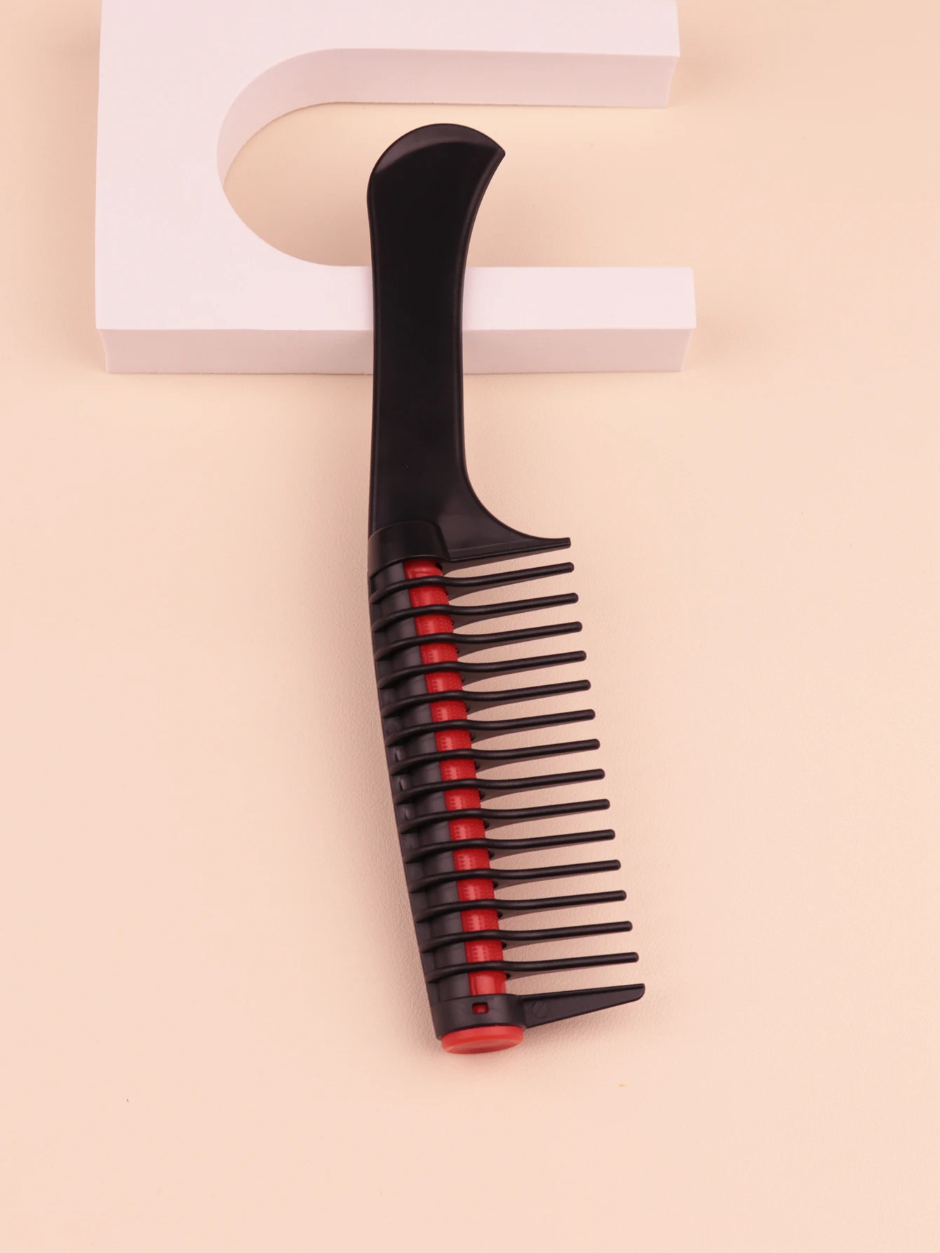 1 professional wide toothed comb, anti-static, detachable splicing roller comb salon hair dyeing tool Special for real hair wigs