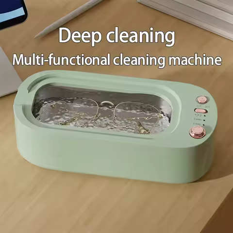 USB Rechargeable Sonic Cleaner Multi-Functional High-Frequency Adjustable Strength &amp; Timing Home Cleaning Tool