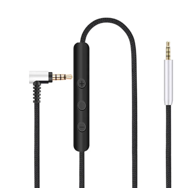Hochwertiges Audiokabel für QC25/QC35/QC35II/QC45/NC700 Kopfhörer, 3,5mm auf 2,5mm Stecker mit Mikrofon, geflochtenes Kabel – Detail 5