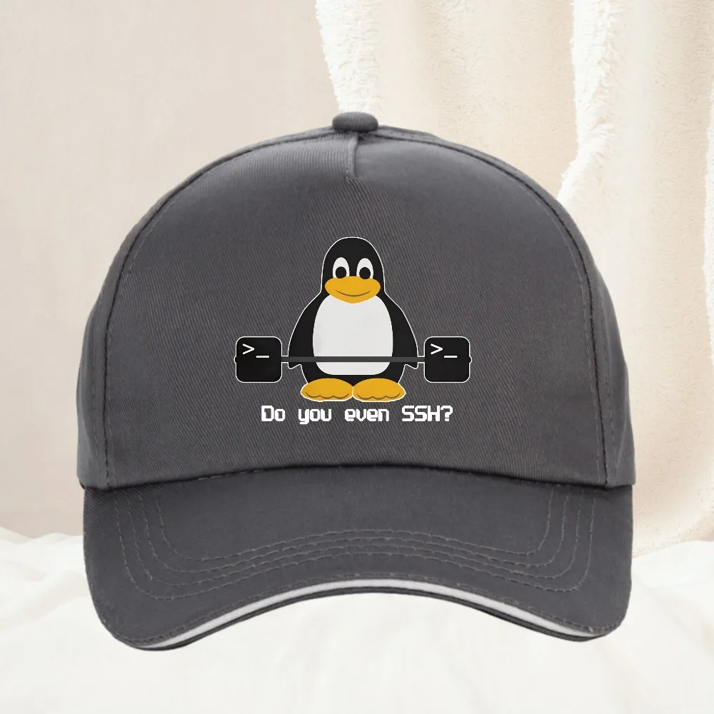 Do You Even SSH Funny Linux Operating System print baseball caps for men women adjustable Casual Sunhat