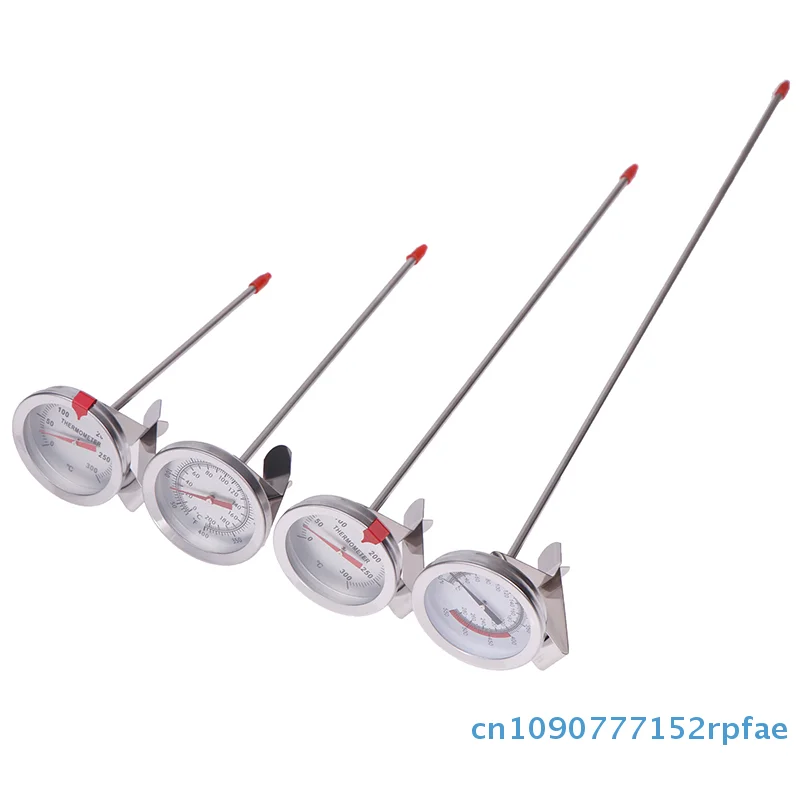 One-Piece Stainless Steel Kitchen Probe Thermometer for Milk, Coffee, Meat