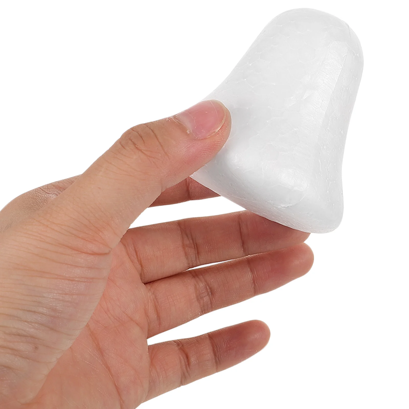 

30pcs Foam Bell Ornaments Unfinished Craft Bells For Diy Christmas Decor Kids White Shaped Models Wedding Favors