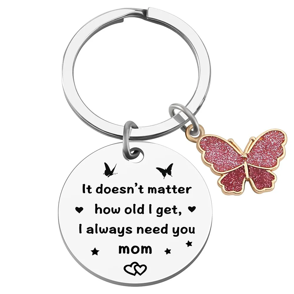 

Mother's Day Gifts for Mom from Daughter Son The Best Mom Birthday Keychain Present for Mother Keyring Eeaster Thanksgiving