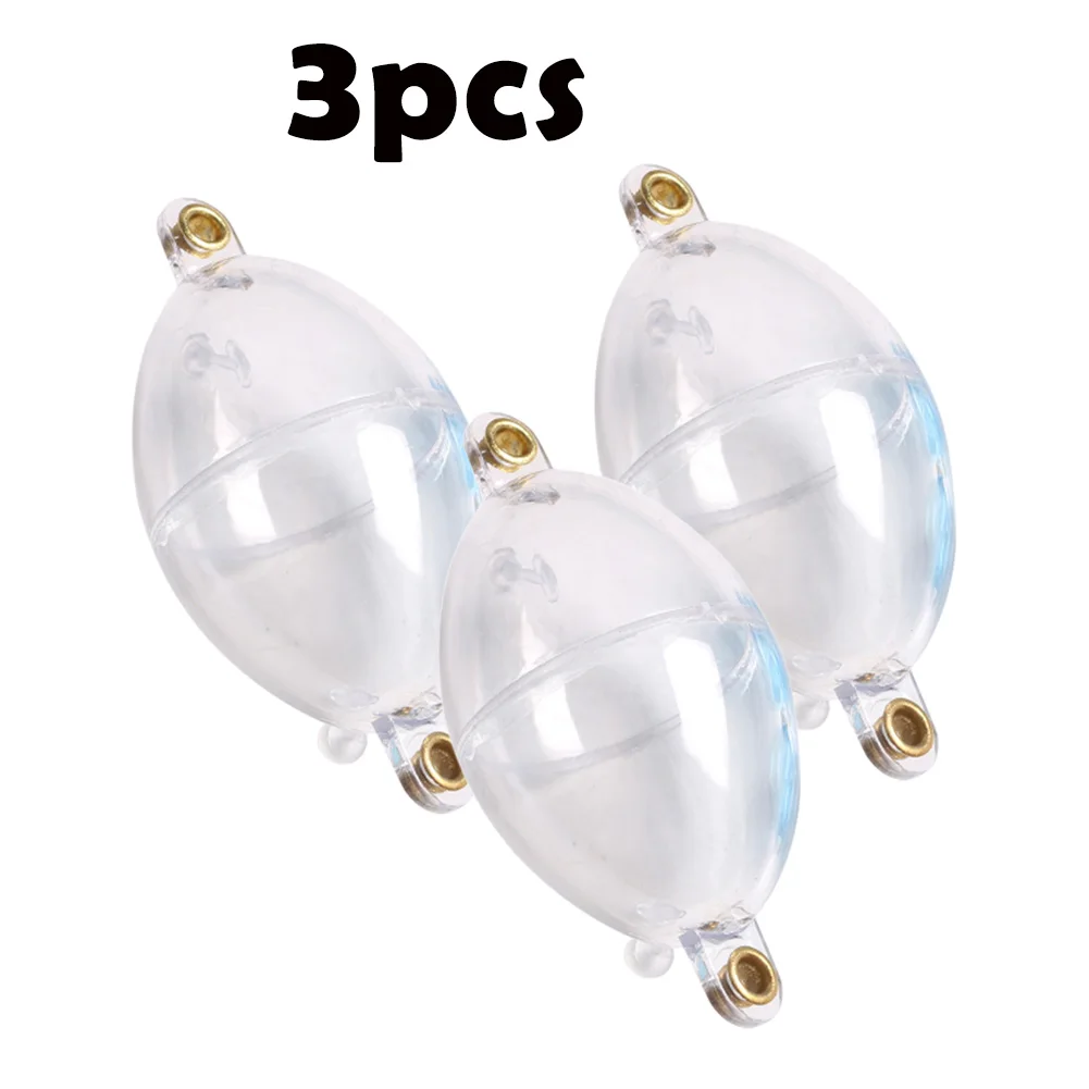 

3Pcs In-Line Bubble Float/ Fishing Hollow Balls /Floats Slide Bubbles Line Through /Tackle Water Ball/ Hollow Transparent Parts