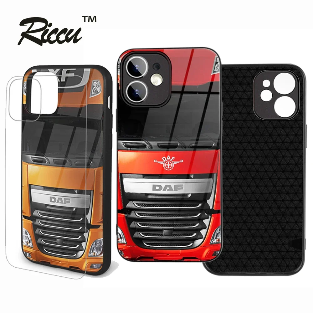 For Iphone 15promax D-DAF Truck Moblie Phone Case For Iphone 11 12 13 pro 14 Pro plus SE XR XS MAX Glass Covers