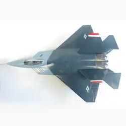 1/72 Scale F22 Fighter Aircraft Model with Display Stand Simulation Plane Model for Holiday Gifts Keepsake Home Shelf Desktop