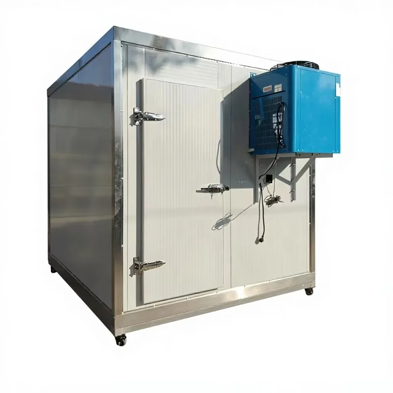 Brand Custom Mobile Cold Storage Full Set Quick Cooling Insulated Refrigerated Frozen Equipment 110V-380V 2-50HP 1 Door