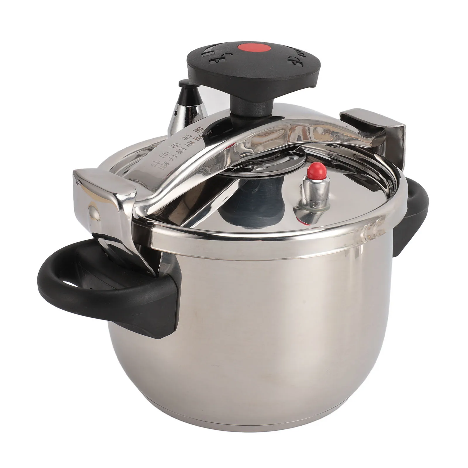 Stainless Steel Mini Pressure Cooker 3L 55KPA High Pressure Pot Compatible with Gas Induction Cooker