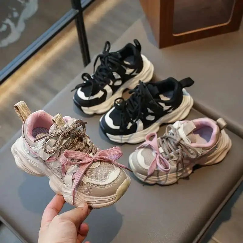 

Kids Sneakers for Girls Fashion Sports Shoes for Toddlers Breathable Non-slip Children School Running Shoes for Boys Versatile