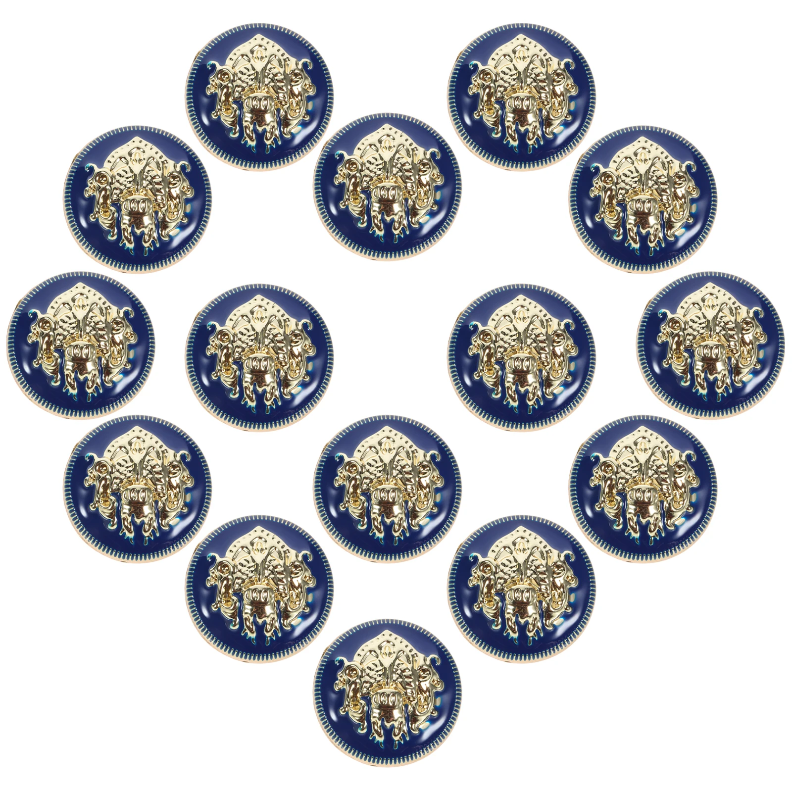 

20 Pcs Metal Buttons Decorative Embellishments Blazer Suit Vintage Coat Replacement for Jackets Small