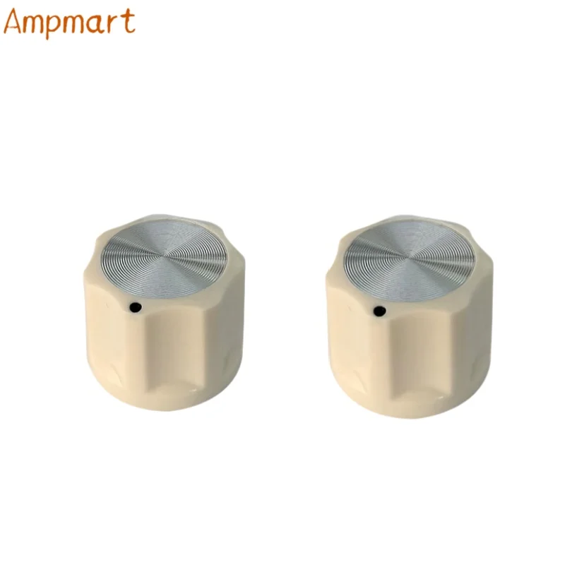 Ampmart 21x16mm Audio-Reglerknopf mit innenliegendem Kupfereinsatz, Potentiometerknopf für DIY-Gitarreneffektpedale und Röhrenverstärker – Detail 8