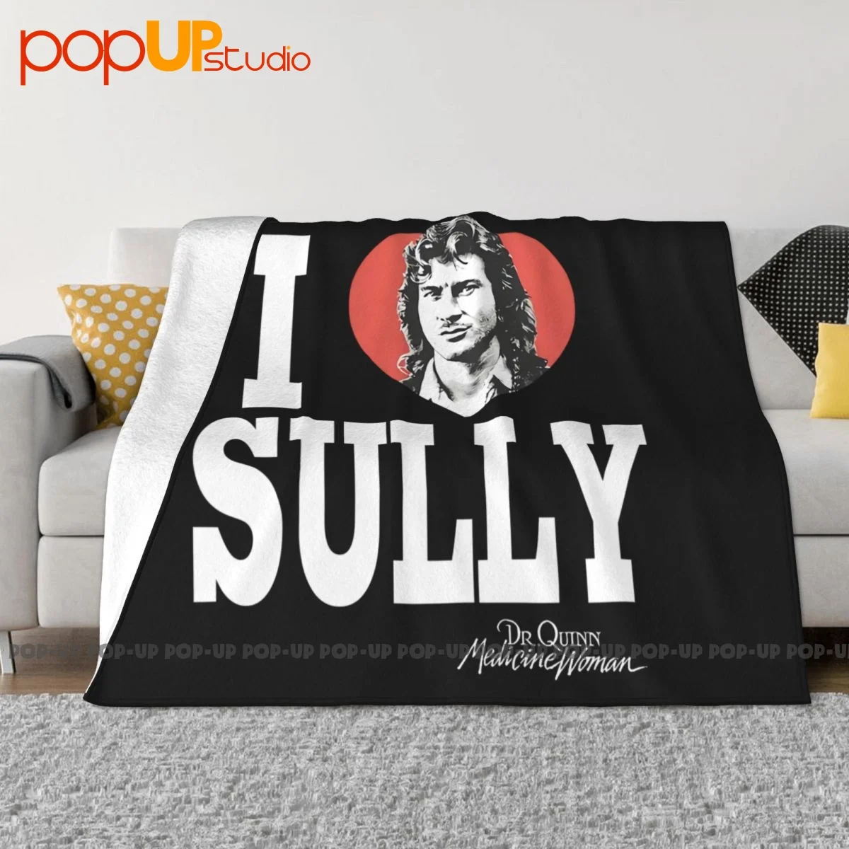 Dr Quinn Medicine Woman I Heart Sully Blanket Home Plus Velvet Home Decotation