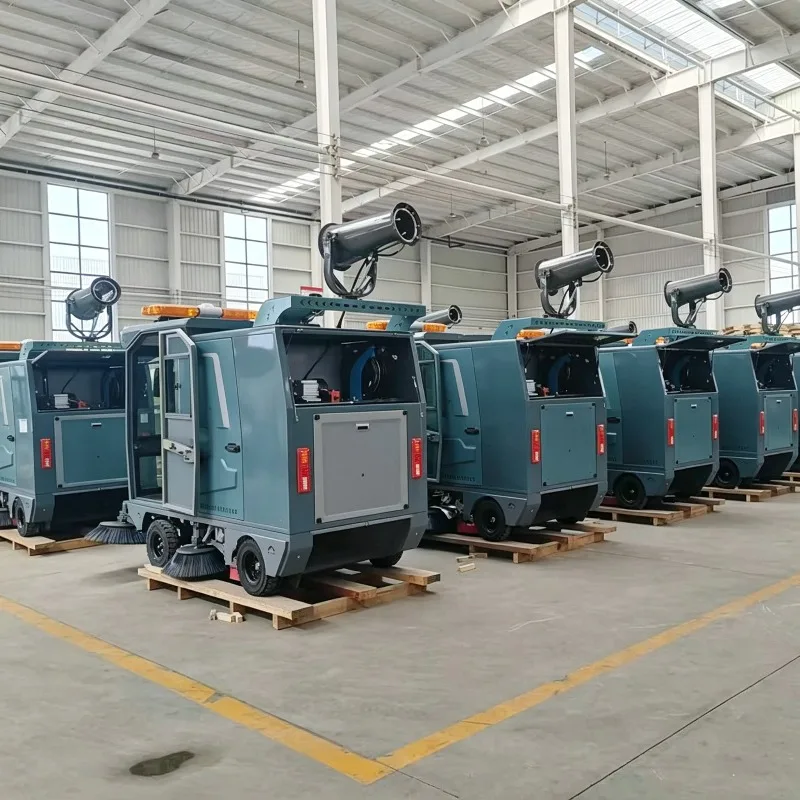 Customized Industrial Street Sweeping Machine Mini Road Sweeper Electric Road Electric Street Sweeper