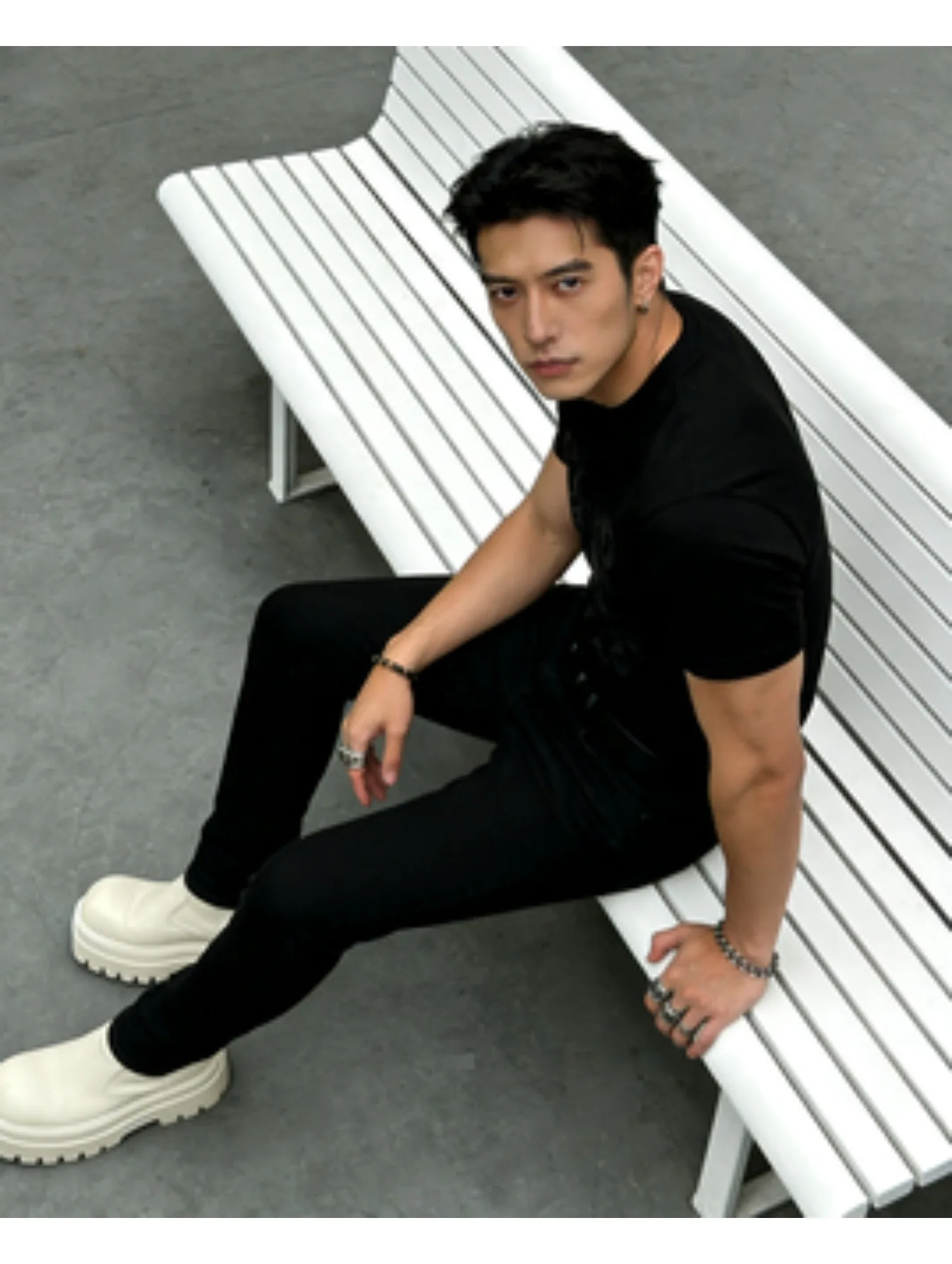 

1pc Men's Casual Straight Fit Versatile Denim Jeans Hang Out Street Sport