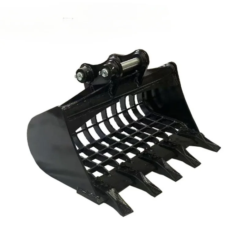 

XZFE Customized Mini 1.5Ton Sift Screen Grid Sieve Bucket Rock Skeleton