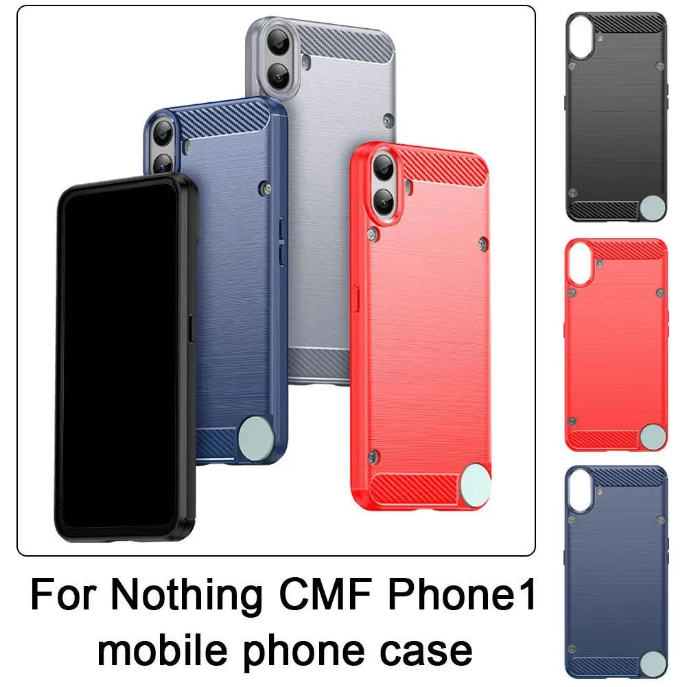 Nothing CMF Phone1 휴대폰 케이스, Phone2A 보호 케이스, 부드러운 실리콘 브러시, 낙하 방지 전체 패키지, 브러시 폰 케이스 