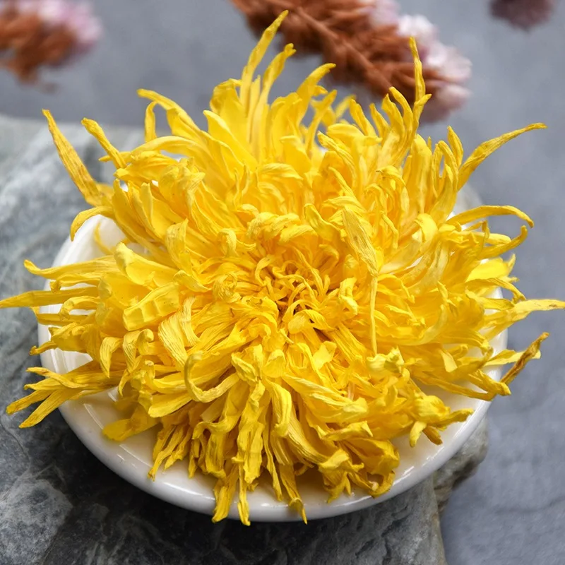 

100%Natural Selected Golden Chrysanthemum Dried Flower Beautify Reduce Internal Heat DIY Handmade Aromatherapy Candle Ingredient