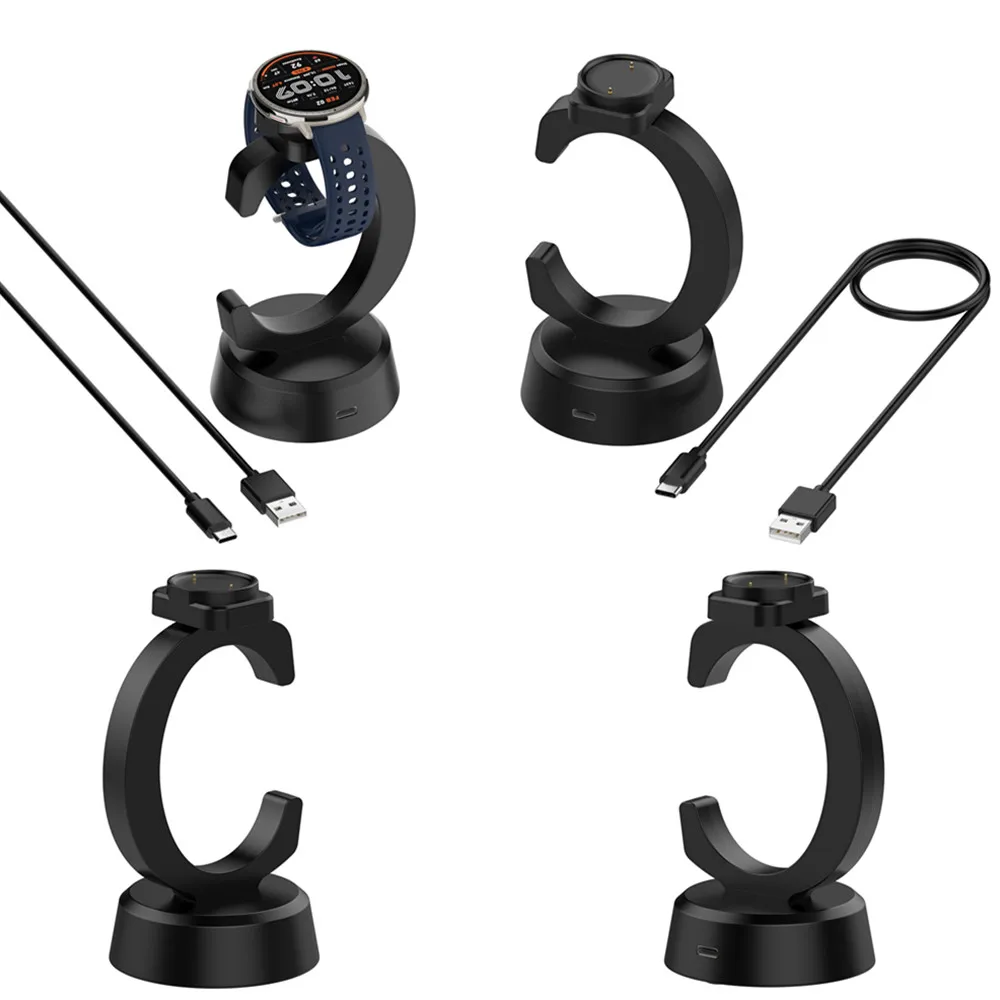 قاعدة شحن لساعة Huami Amazfit BIP6 / Active2 / Active2 المربعة الذكية البديلة لشواحن كابل USB