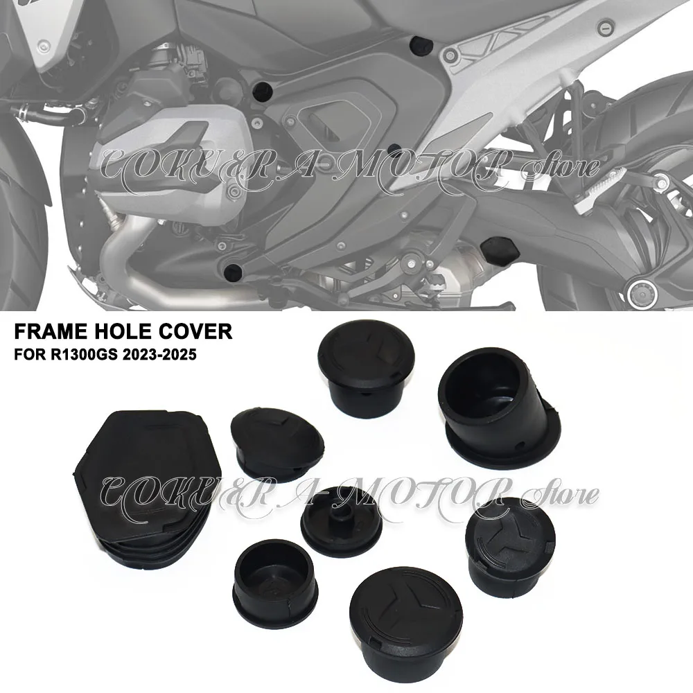 

R1300GS Frame Hole Cover for R1300GS R 1300 GS ADV Adventure 2023 2024 2025 Motorcycle Decorative Frame Hole Cover Caps Set
