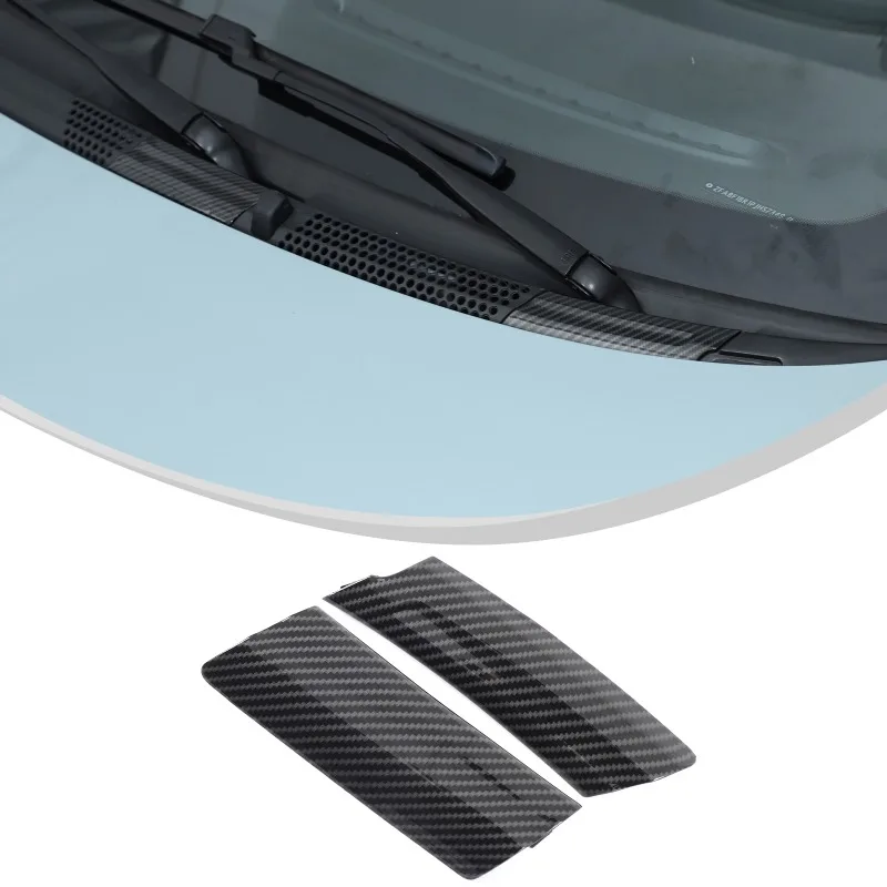 

ABS For 2010+ Fiat 500 Front Windshield Drain Channel Cover Plate (Replacement Part) Left peptide Car Accessories