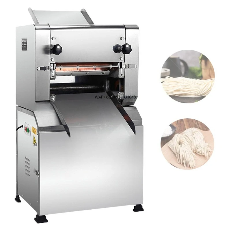 

Commercial Electric Automatic Flour Dough Sheet Fresh Ramen Pasta Noodle Pressing Cutting Making Processing Producing Machine