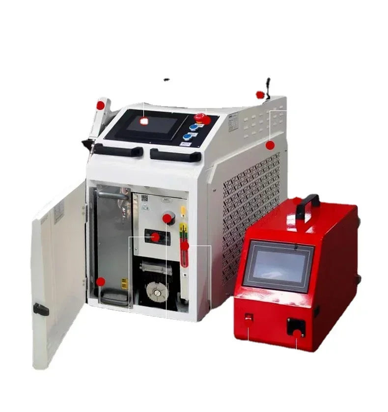 Cross border Fiber optic laser handheld welding machine, small and portable stainless steel aluminum alloy galvanized sheet