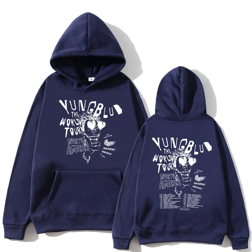 Rock Singer Yungblud 2023 World Tour Hoodies Men Women Oversized Harajuku Fashion Hip Hop Fleece Sweatshirts Streetwear Hoodie