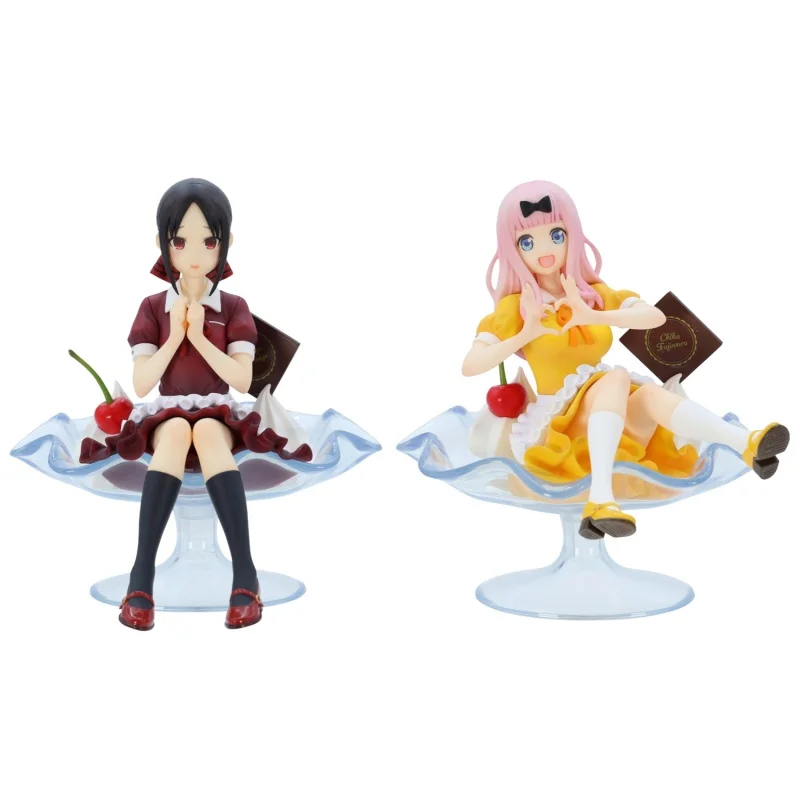 かぐや様は告らせたい！ 愛は戦争です 藤原千花 ‌   四宮かぐや アクションフィギュア デザートカップ Acg フィギュア コレクション おもちゃ ギフト