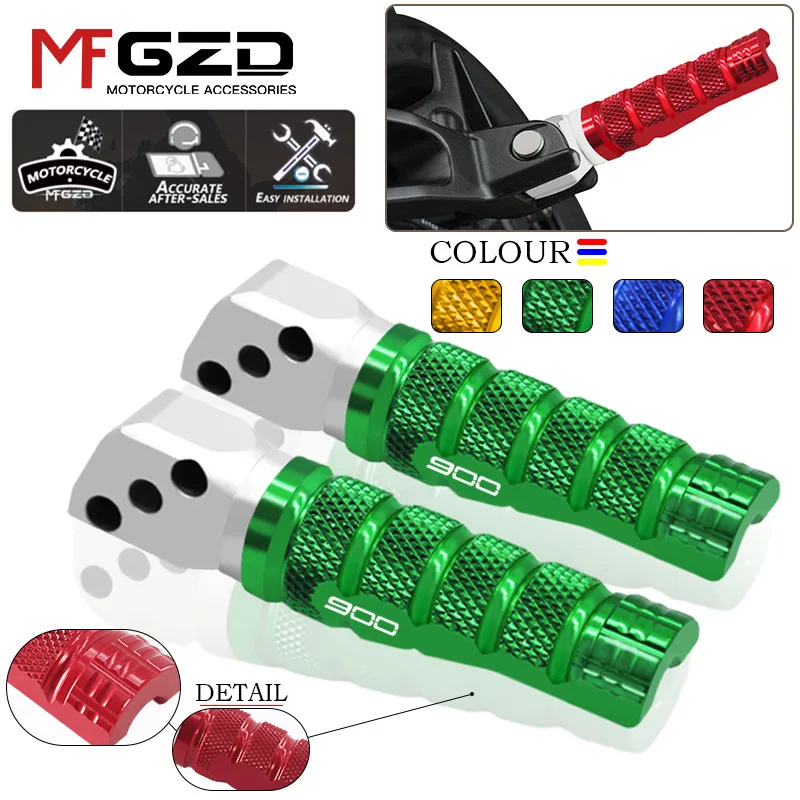 

High Quality For Z900 Z650 2017-2020 2021 2022 2023 2024 Motorcycle CNC Rear Passenger Foot Peg Rear Footrests Pedals z900 z650