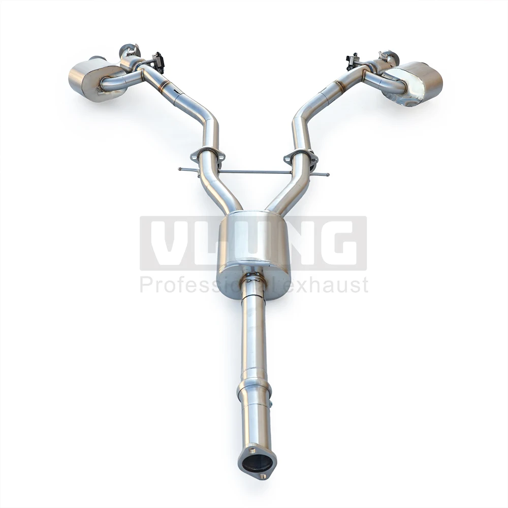 

Car Exhaust System for Kia Sting 2.5T 2018-2023 Stainless steel cat back exhaust with Valve Tuning controlled exhaust
