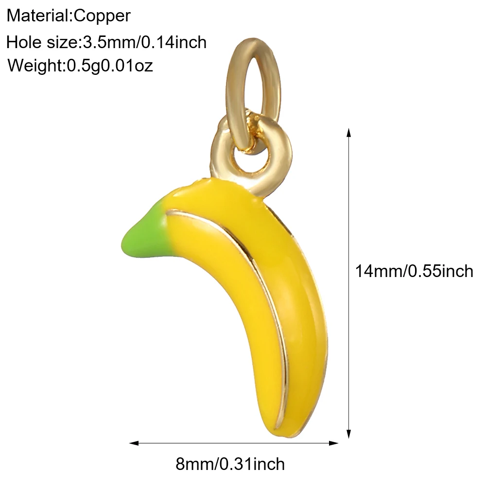 Cute Cherry Lemon Charm Summer Fruit Pendant Jewelry DIY Woman Earrings Necklace Bracelet Keychain Charms for Jewelry Making