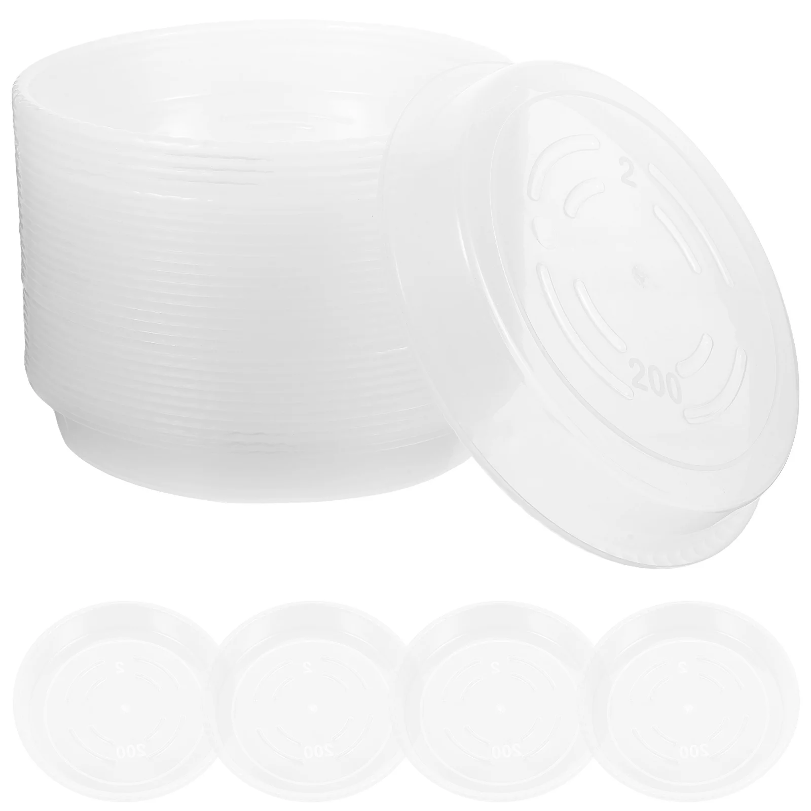 

30Pcs Plastic Flowerpot Trays Durable Waterproof Easy Clean Long Life Anti Slip Sun Resistance Garden Balcony Use