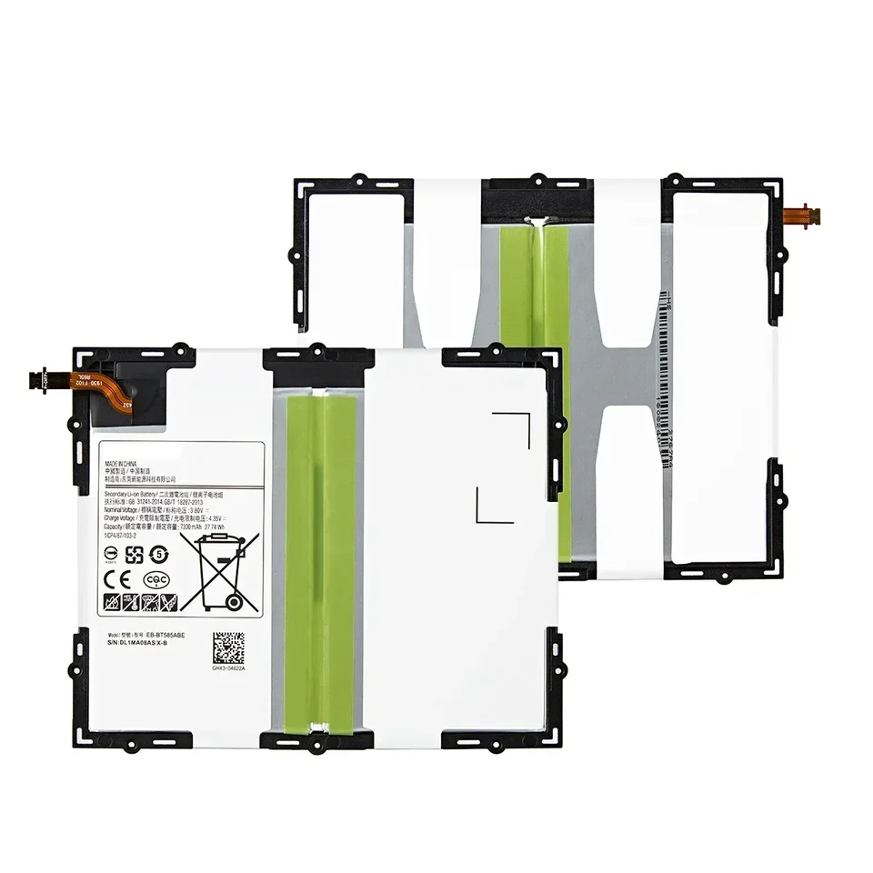 Batería nueva de tablet EB-BT585ABE 7300mAh para Samsung Galaxy Tab A 10.1 2016 T580 SM-T585C T585 T580N 5