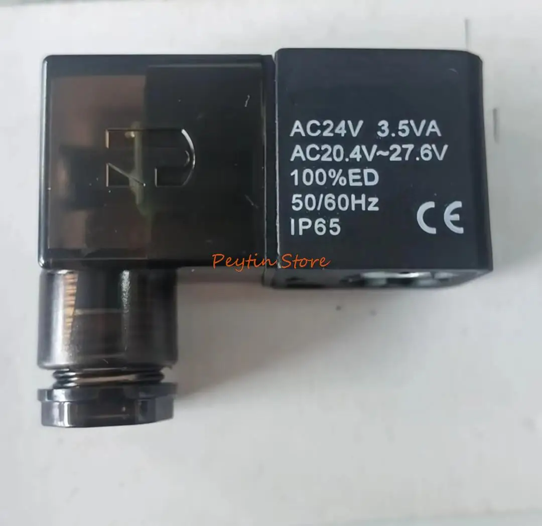 1Pc کور قطر 9mm AC24V 3.5VA AC20.4V~27.6V 100%ED 50/60HZ Solenoid ভালভ কয়েল