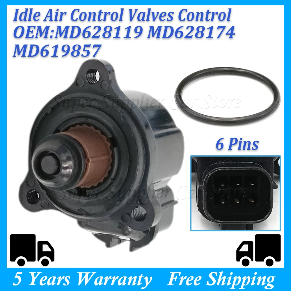 Para mitsubishi lancer montero eclipse válvulas de controle de ar ocioso para dodge para motores de controle chrysler md 619857   1450A116 MD 628174