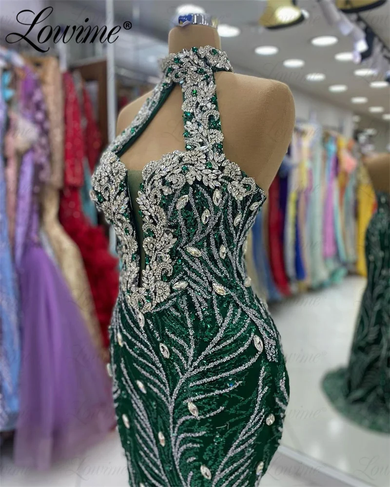 Mulheres cristais verdes vestido de baile sereia, vestido de festa com lantejoulas, noivado de aniversário, vestido de noite feminino, personalizar 2024