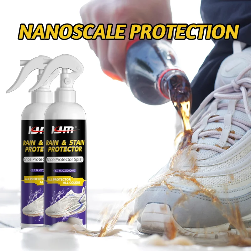 Water and Stain Shoe Protector 100Ml Stain Repellent Protection Waterproof Spray Multi purpose anti dirty spray