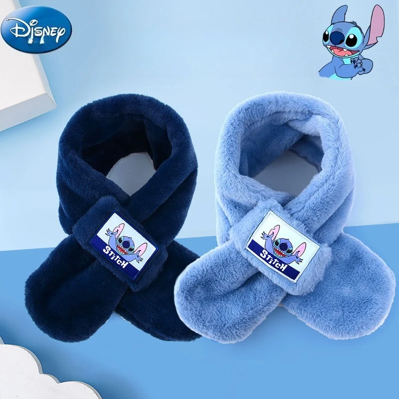 

Зимний плюшевый шарф для мальчика Диснея, теплый шарф с рисунком маленького мальчика, бархатный утолщенный чехол на шею для предотвращения холодного ребенка