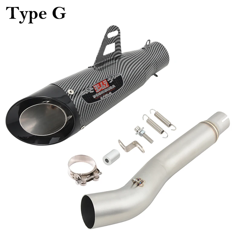 Slip On For Honda CBR250R CBR250 R CBR 250R 2011 - 2016 Motorcycle Exhaust Escape Systems Mid Link Pipe Connecting 51mm Muffler