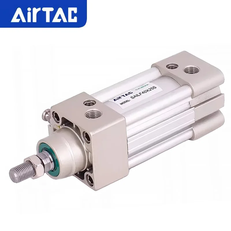 AirTAC SAIL Pneumatic Cylinder Front Back End Caps With lock SAILF/SAILB 32 40 50 63 80 100 Stroke 25 100 500 1000-S With Magnet