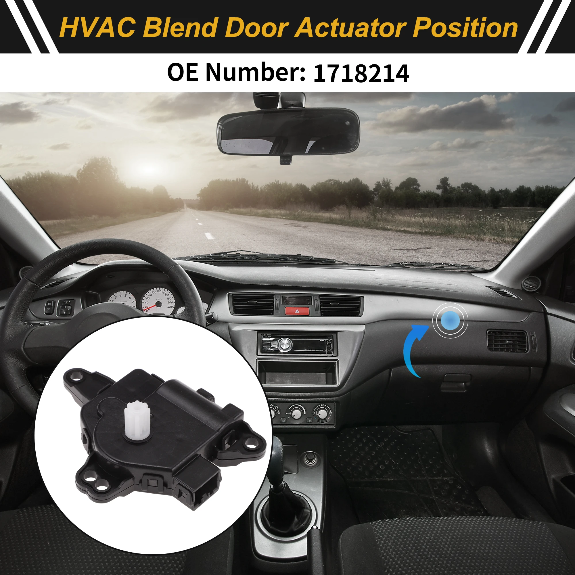 UXCELL HVAC Heater Blend Door Actuator Replacement for Ford for Ranger 11-20 No.1718214