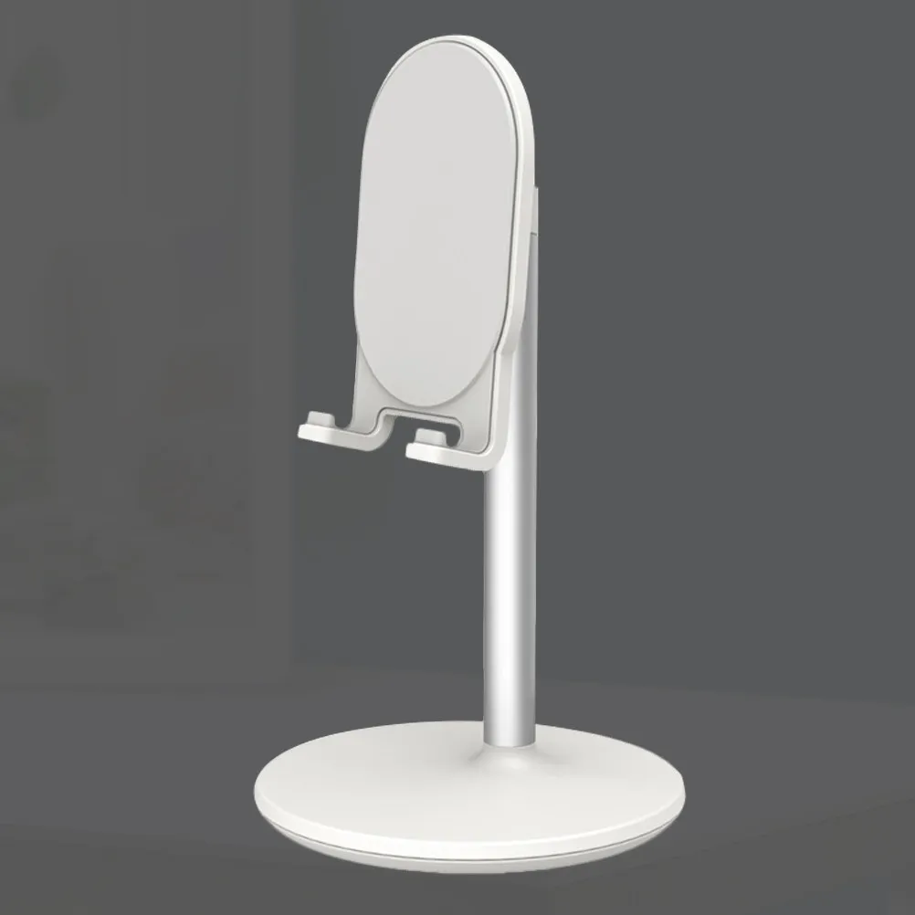 1Pcs Sleek Modern Aluminium Alloy Phone Holder Stand Stable Anti Slip Desktop Bracket for Video Call Live Streaming Home Office