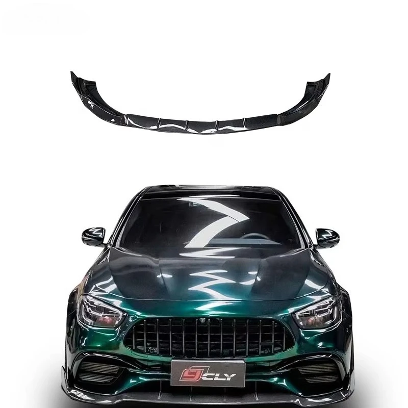 

Front Lip for 2020+ W213 E Class E63S Front Car Bumper Lip Carbon Fiber Anterior Lip